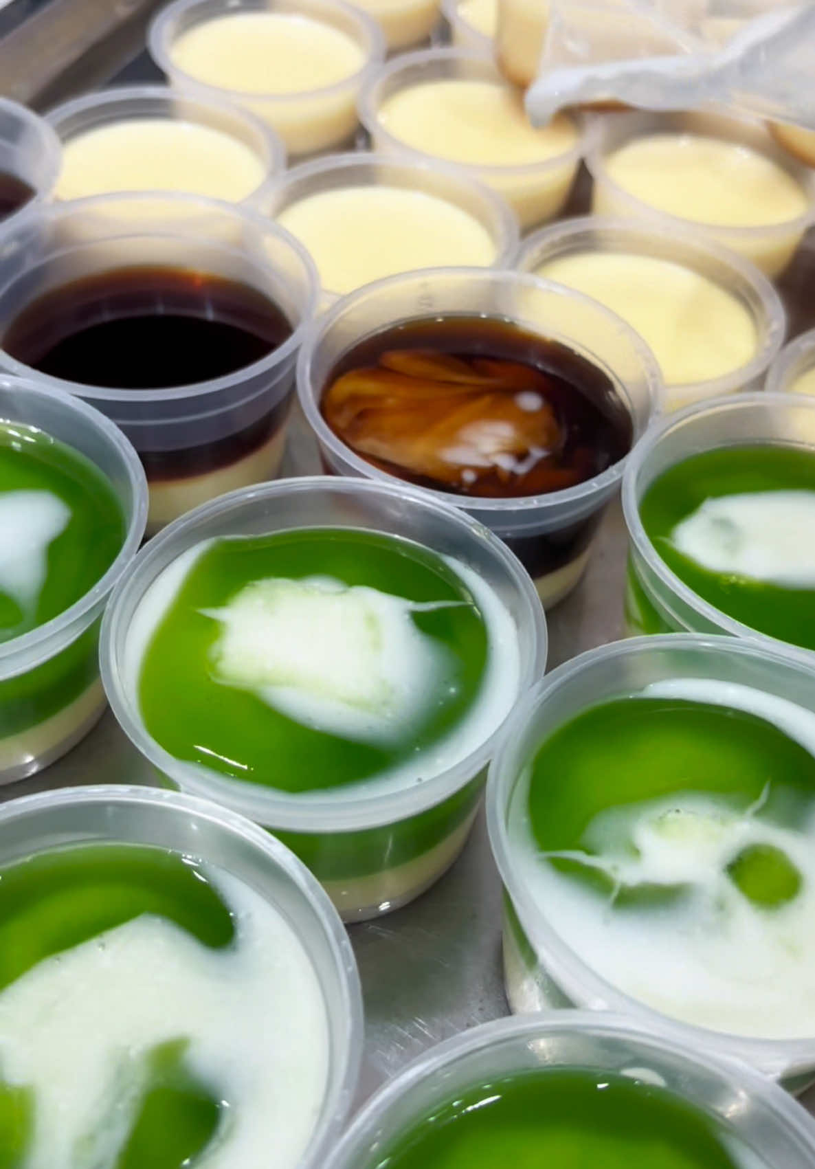 Flan rau câu 2 tầng khum mấy ní iuuu #banhflan #raucauflan #raucau 