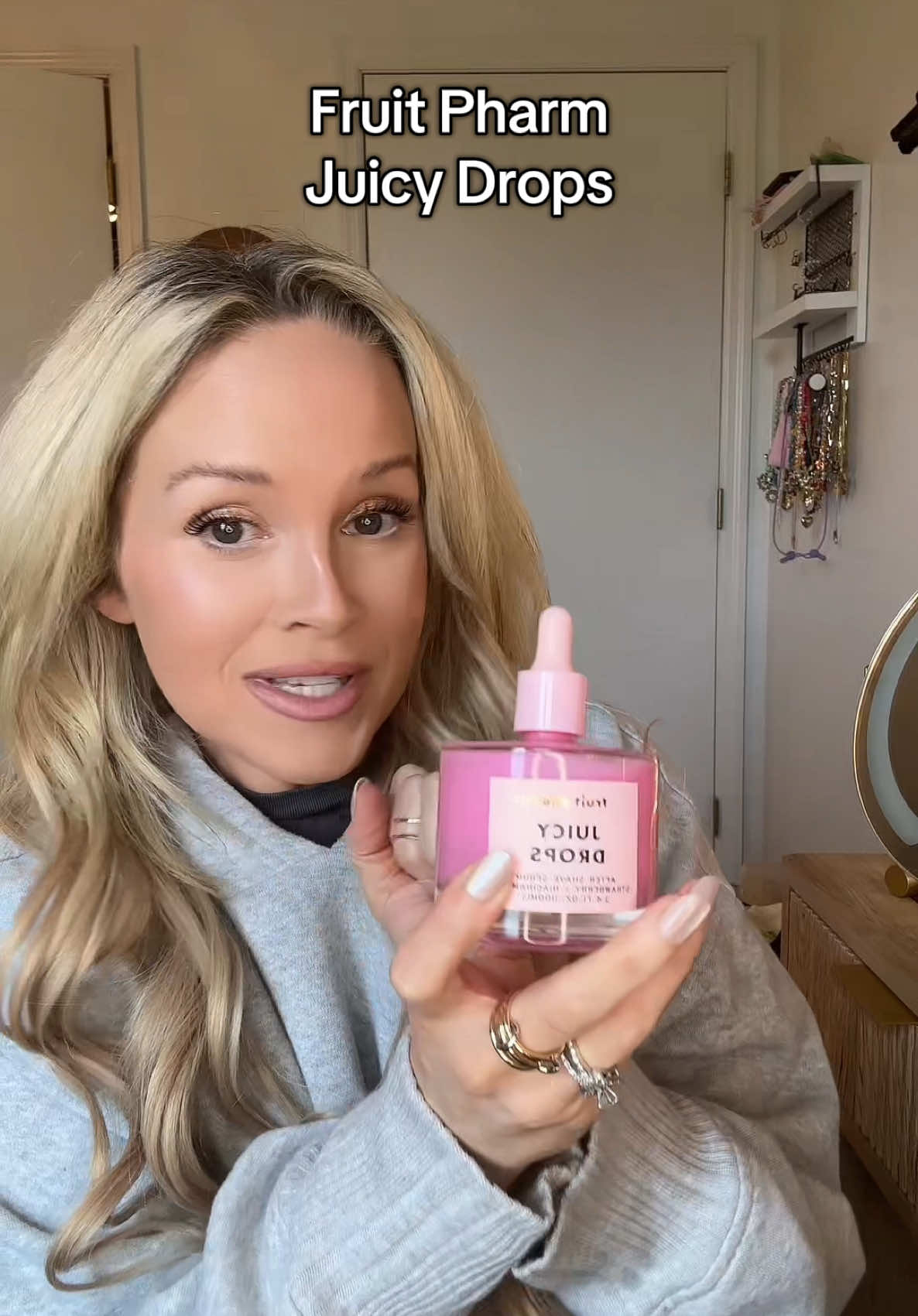 Hydrated, dewy, and glowing — PLUS smoother skin and no more post-shave redness? Say less. @Fruit Pharm #fruitpharm #juicydrops #fruitpharmjuicydrops #hydratedskin #tiktokshopmothersday #glowyskin #glowingskin #smoothskin #skincare 