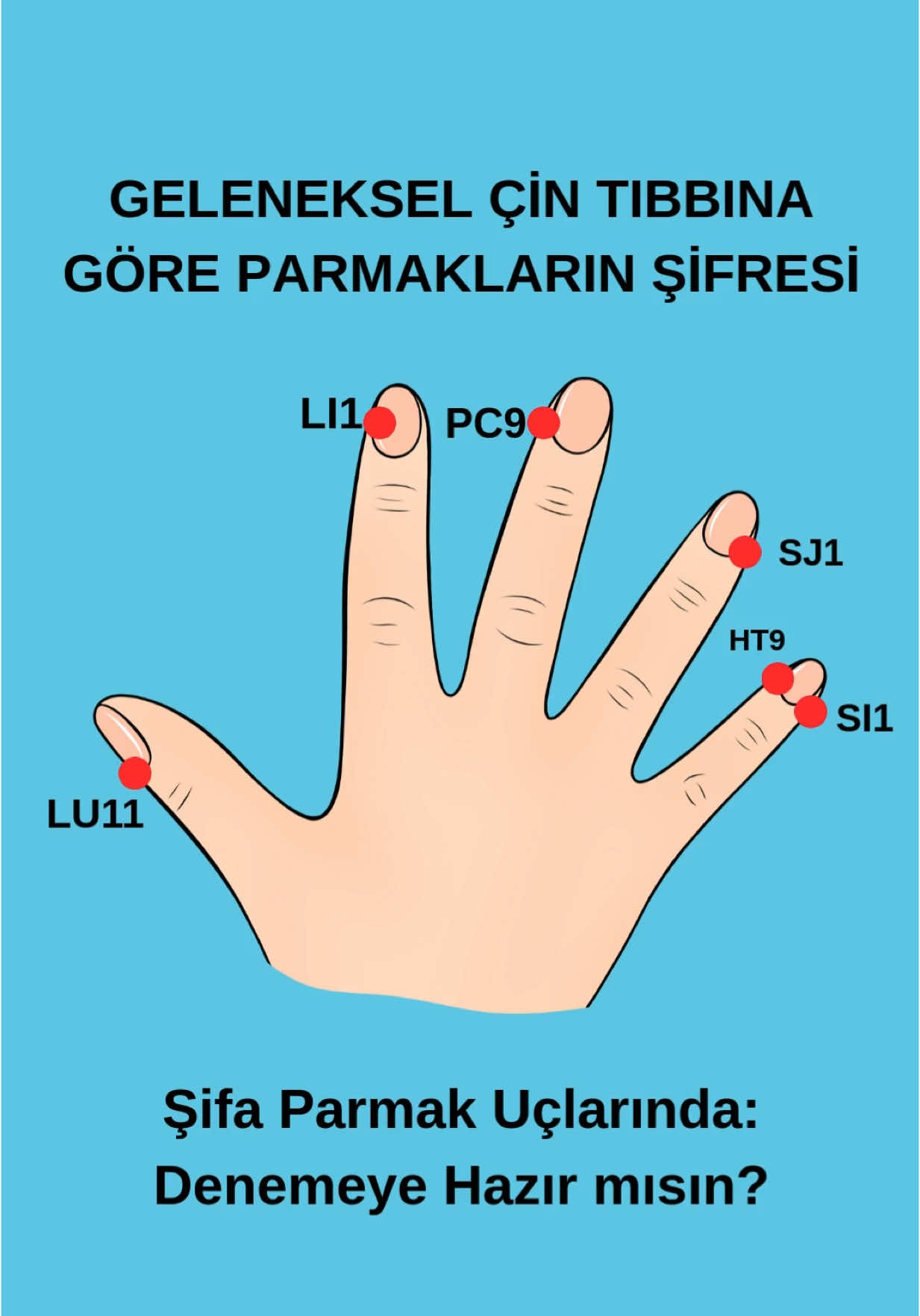 Geleneksel Çin Tıbbı’na göre, her parmak belirli bir meridyenle bağlantılıdır ve genel sağlığını iyileştirmeye yardımcı olabilir. Baş Parmağımız: İlgili Meridyen: Akciğer Meridyeni (Lung Meridian) Akciğer sağlığını destekler. Boğaz ağrısı, göğüs sıkışması veya nefes darlığı yaşıyorsan, baş parmağını nazikçe ovmayı deneyebilirsin. İşaret Parmağımız: İlgili Meridyen: Kalın Bağırsak Meridyeni (Large Intestine Meridian) Sindirim sistemine yardımcı olur. Şişkinlik ya da düzensiz bağırsak hareketleri yaşıyorsan, işaret parmağını uyararak rahatlama sağlayabilirsin. Orta Parmağımız: İlgili Meridyen: Perikard Meridyeni (Pericardium Meridian) Kalbi ve zihni sakinleştirir. Kaygıyı azaltmak ve uykuyu iyileştirmek için orta parmağını odak noktası yapabilirsin. Yüzük Parmağımız: İlgili Meridyen: Üçlü Isıtıcı Meridyeni (San Jiao Meridian) Gerginliği ve ağrıyı serbest bırakır. Baş ağrısı ve omuz ağrısını hafifletmek için yüzük parmağını çalıştırabilirsin. Serçe Parmağımız: İlgili Meridyen: Kalp Meridyeni (Heart Meridian) ve İnce Bağırsak Meridyeni (Small Intestine Meridian) Kalp ve bağırsakları destekler. Çarpıntıları azaltmak ve daha fazla rahatlama sağlamak için serçe parmağını nazikçe ovabilirsin. 🖐️ Bu basit teknikleri günlük rutinine dahil et ve her gün kendini biraz daha iyi hisset! 💬 Hangi parmakta en çok rahatlama hissettin? Yorumlara yazmayı unutma! 🔔 Böyle pratik ve doğal şifa yöntemleri için beni takip etmeyi ve bu gönderiyi ihtiyacı olan arkadaşlarınla paylaşmayı unutma! 🌿 #GelenekselÇinTıbbı #MeridyenTerapisi #Akupunktur #EnerjiDengesi #SağlıklıYaşam #DoğalŞifa #HolistikSağlık #WellnessJourney #ŞifaYolları #KendiKendineŞifa