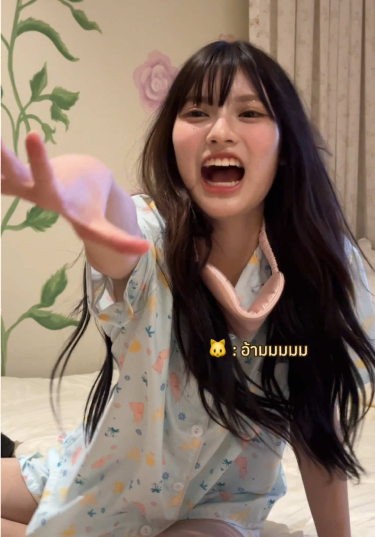 วัยกำลังโต 🤣 #nemuri ##พั้นรักแมว #ชุดนอนพั้นรักแมว #ชุดนอนเนมูริ 