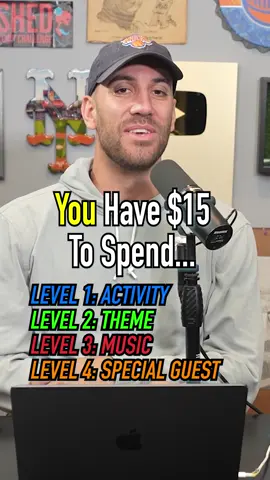 CREATE The Perfect BIRTHDAY PARTY With Only $15! #fyp #birthday #guessinggame #party 