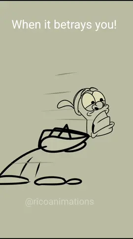 When it betrays you! 😀 #fyp #viralvideos #funnyvideos #rico #viral #viral #ricoanimations0 #memes 