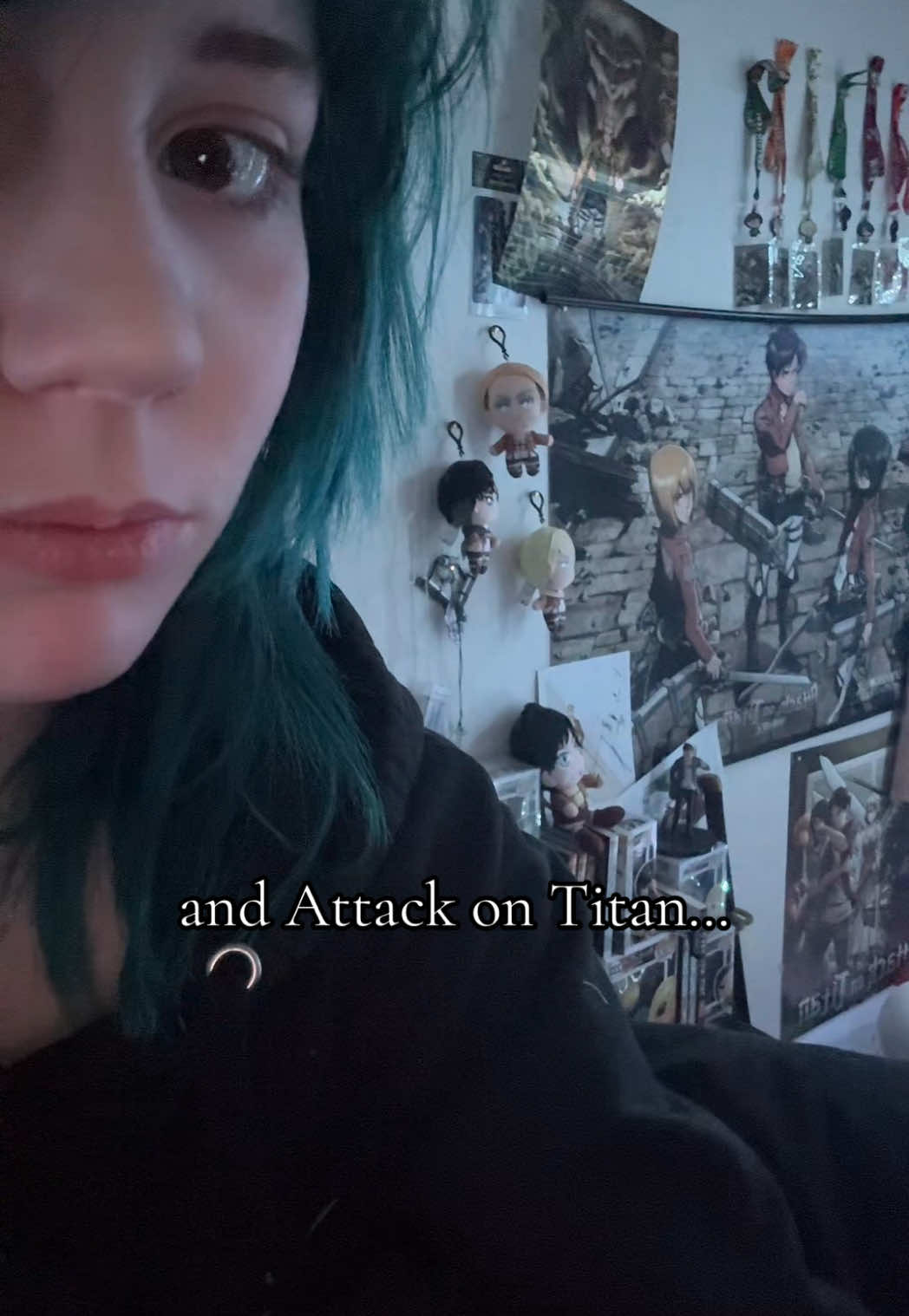 i really really like attack on titan… i have a lot mote posters but no room for them 💔 #fyp #fypシ #az #09 #AttackOnTitan #aot #snk #aotseason4 #erenjeager #trend 