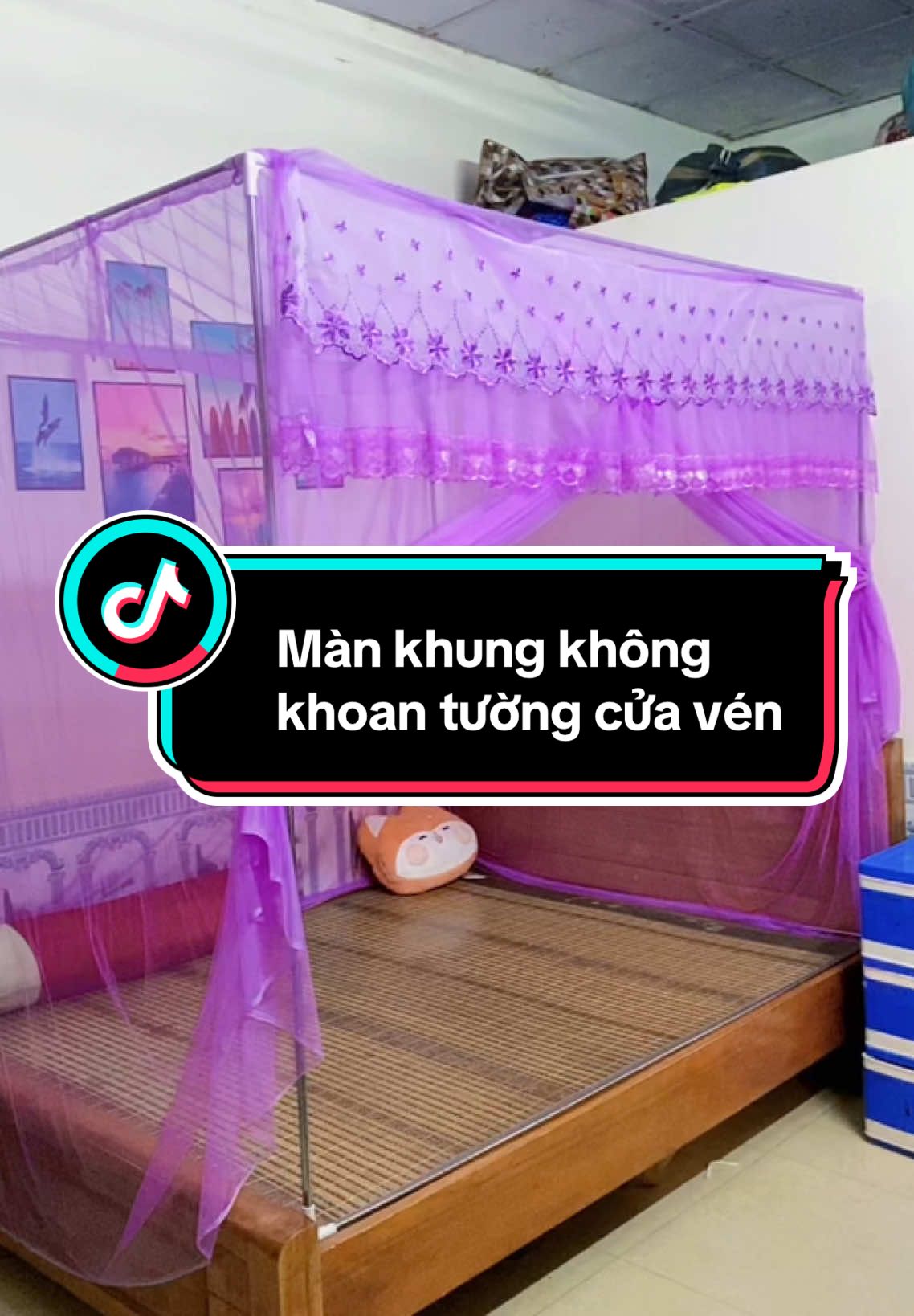 Màn khung inox không cần khoan đực tường cửa vén. #mankhungkhongkhoantuong #mantuyn #mancuaven #xuhuong #bonbibaby #xuhuongtiktok 