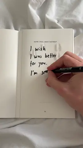 i wish i was better for you, i’m sorry #sadquotes #theangerbook #journaling #journalprompts #MentalHealth 