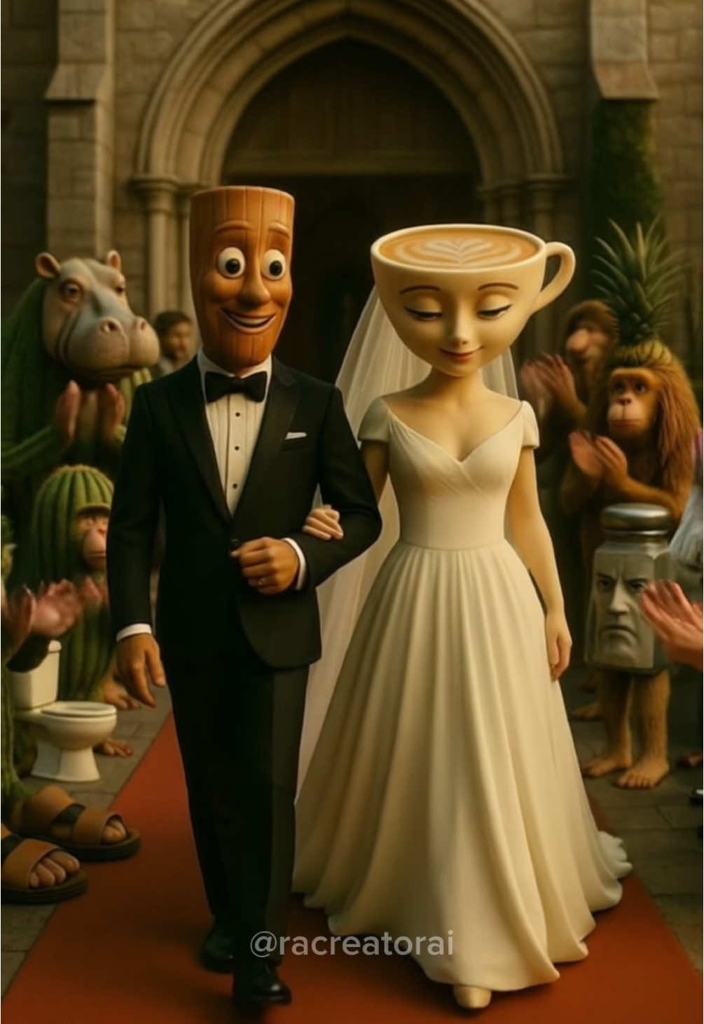 Tung Tung Tung Sahur and Ballerina Cappuccino #ai ##racreatorai #brainrot #animation #ballerinacappuccina #tungtungtung #officialbrainrot 