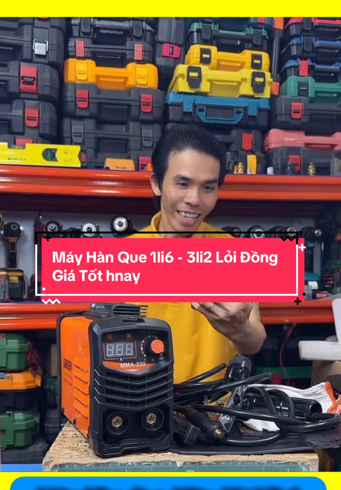 Máy Hàn Que Mini Lỏi Đồng Han Que 1li6 - 3li2 thoải máy #mayhan #mayhanque #mayhanmini #mayhangiare #quocdung #cokhi #xuhuong #giare #LearnOnTikTok 