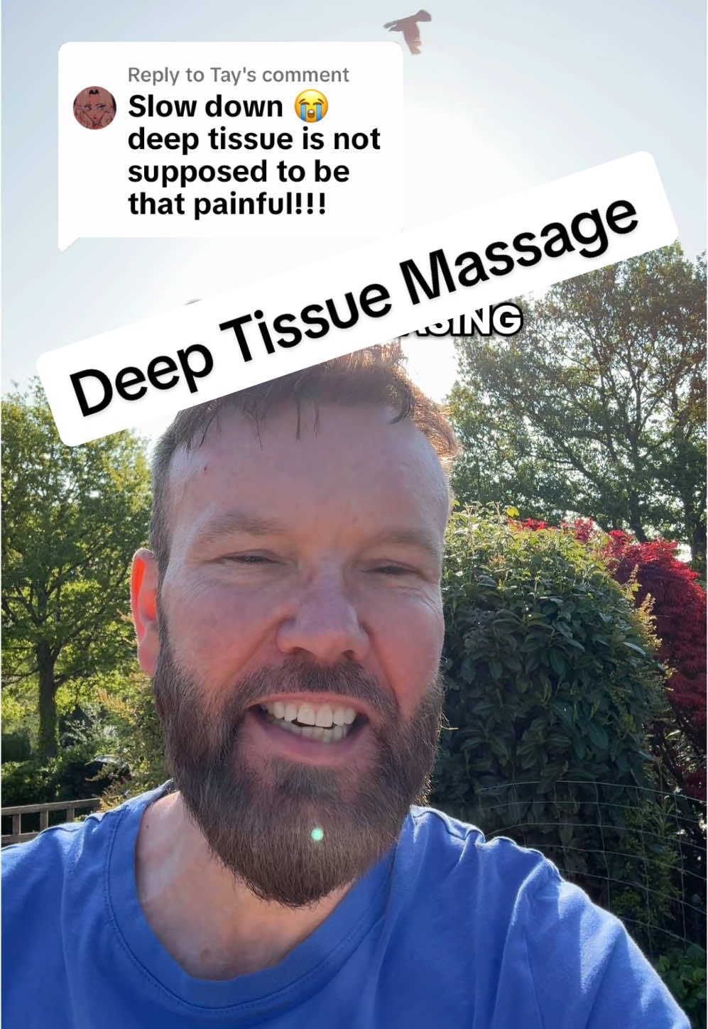 Replying to @Tay deep tissue massage helps clients release pain rather than cause pain! #davetaylormassage #raynormassage #deeptissue #deeptissuemassage 