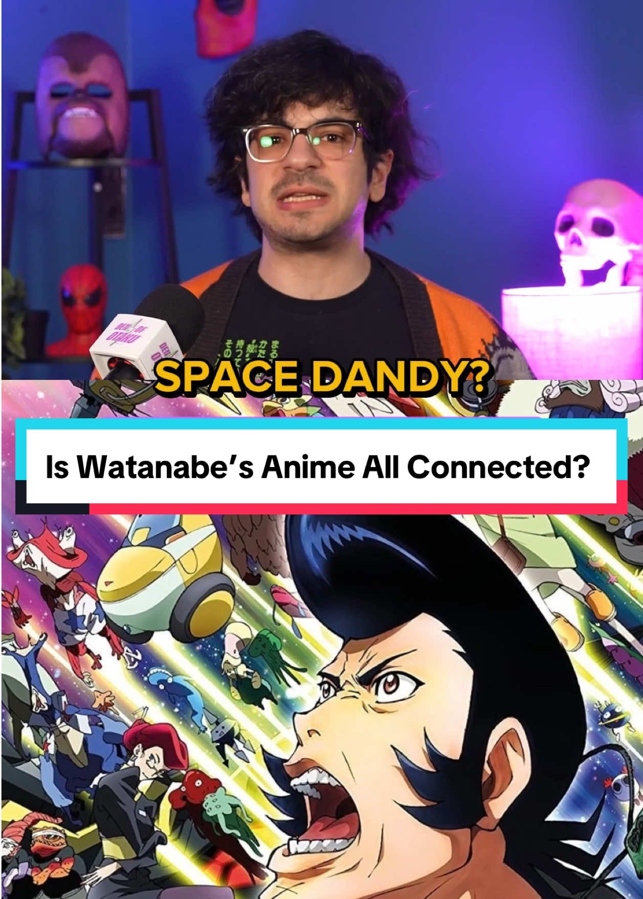 Did you know that all of these anime are set in the same universe?  #CowboyBebop #SamuraiChamploo #terrorinresidence #spacedandy #anime #animefan