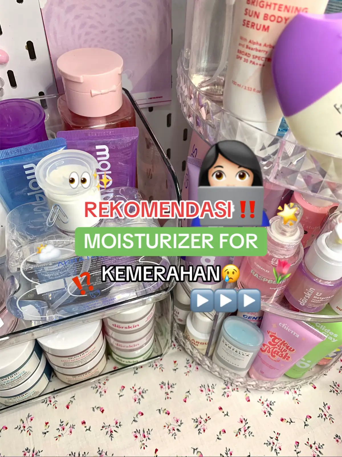 rekomendasi moisturizer 👀‼️ // #fyp #foryoupage #xybca #reviewjujur #moisturizerviral #bissmilahfyp 