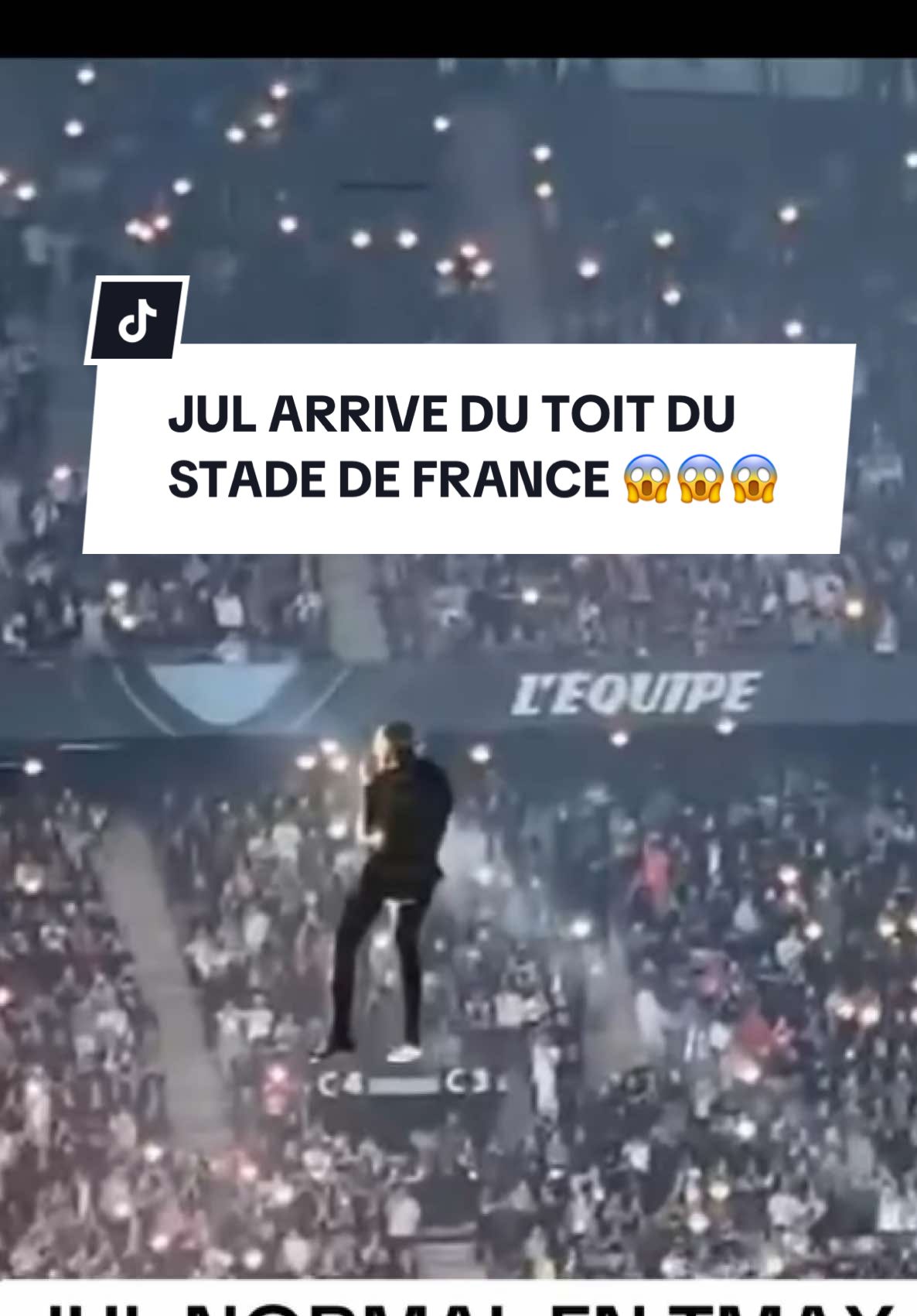 L’ARRIVÉE de JUL du ciel et en TMAX 😱😱 #jul #julconcert #julstadevelodrome #stadedefrance #julionalvarez #concert #claquetteschaussettes #tmax #concerts #foruyou #virale #fyp #marseille #marseillebebew #drole_videos #mdr 
