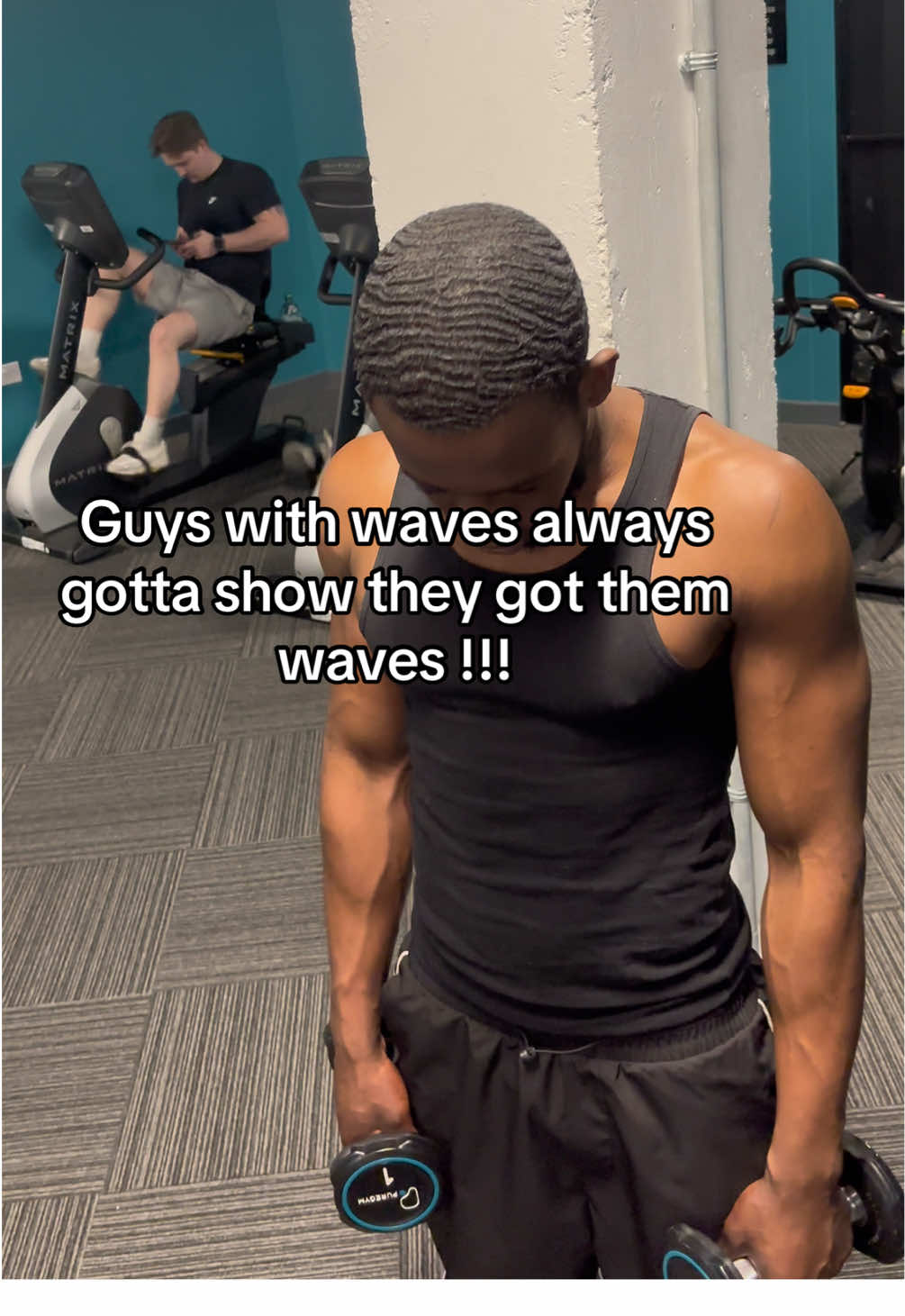 We can see the waves!! 🫣 #gymbrohumor #gymhumor #GymTok #funnyfitness #relatable  #creatorsearchinsights 