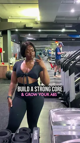 A strong core is essential to proper form during heavy lifts. Building your ab muscles are simply for aesthetic purposes. Remember, for your abs to show, you need to remove that extra layer of fat that’s covering it. That’s where prioritizing your diet comes into play. Everything is equally important!  #fyp #coreworkout #coreworkouts #abworkout 
