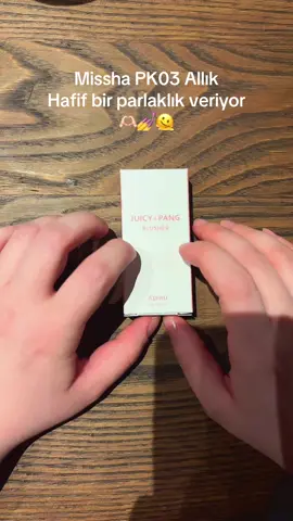 #misshaallık #missha #allık #keşfet #reklamdeğil #beniöneçıkarttiktok #influencer 