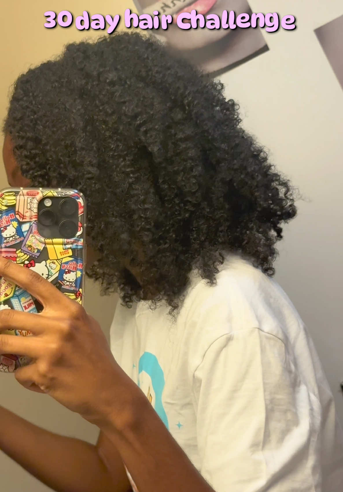 Yes, I will be doing this every night for 30 days. I usually don’t wash my hair while doing this challenge (unless the buildup is crazy) but if you decide to join in, do whatever makes you the most comfortable.🥰 I’ve SEEN the results when I comes to this and hopefully you do too🩷 “What’s a 30 challenge for natural hair?”  It’s a challenge that makes you manipulate your hair often. While the motto in the community is to “leave you hair alone” it’s not saying to not hydrate and moisturize your hair. This is why during the challenge you keep your hair in low tension hair styles.🗣️ Now this works for me and my type 4 low porosity hair. It may not work for you, so try it for a couple of days and if you don’t see you hair transforming then try a different technique 😌 Products used (in my Amazon storefront as well): • misting water bottle • detangling brush • as I am bond water • hard bristle brush  • castor oil  • creme of nature curl activator creme  • Camille rose rosemary oil • scarf and bonnet #naturalhair #naturalhairstyles #naturalhairtiktok #type4hair #30dayhairchallenge #hairgrowth 