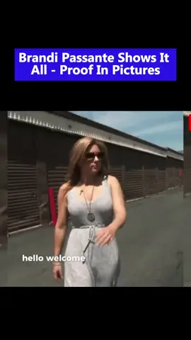 Brandi Passante Shows It All - Proof In Pictures#celebrity #tiktok #news 
