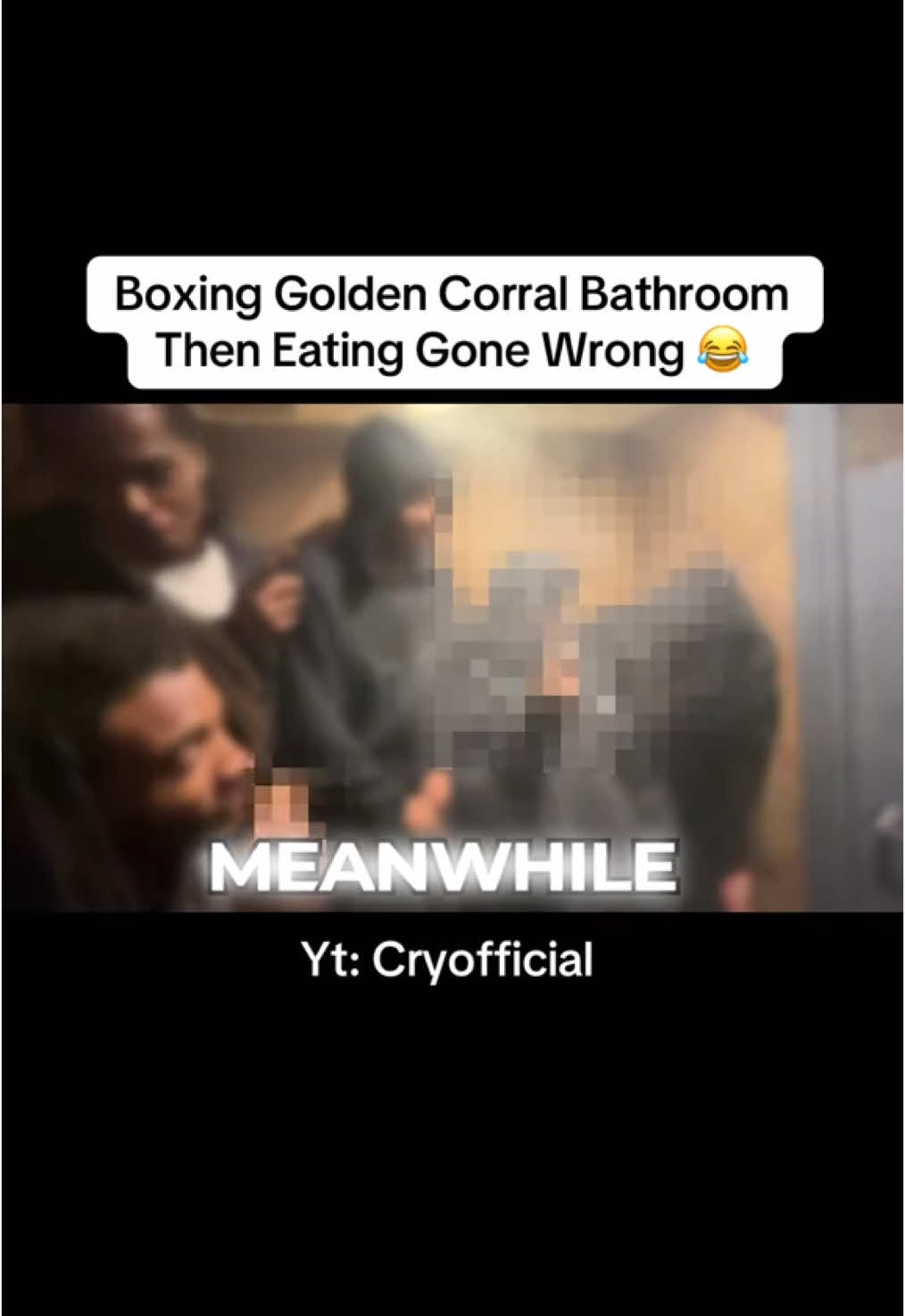 Boxing Golden Corral Bathroom Then Ordering Food Gone Wrong 😂 New Video Out Now Link In Bio (Yt:Cryofficial)❤️  #viral #reels #cryofficial #youtube #xyzbca #trending #viralvideo #vlogs #funny 