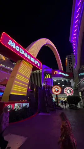 MIDNIGHT CRAVINGS HIT DIFFERENT IN VEGAS #McDonalds #LasVegasNights #NeonVibes #LateNightEats #VegasGlow #FastFoodAesthetic #SinCityEats #NeonDreams