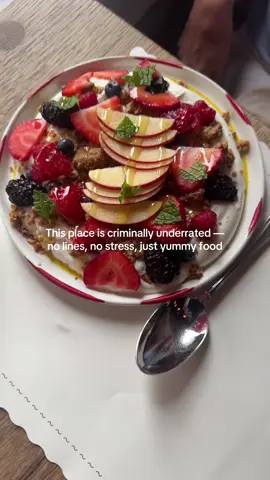 📍bar primi  save this for the next time you have visitors in town!! we were the only people at 11am on a saturday & the food/service was AMAZING