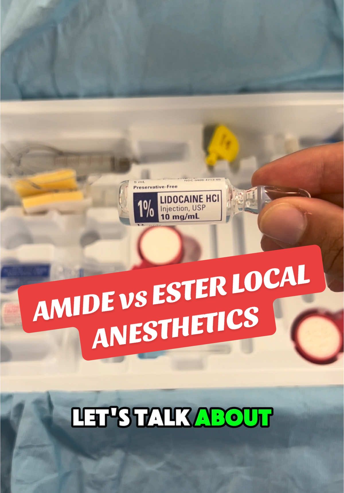 Local anesthetics have similar pharmacodynamics, but different pharmacokinetics — here are their main differences & what makes them unique 💉  #fyp #viral #anesthesia #nurseanesthesia #srna #crna #anesthesiatiktok #nursing #crnaschool #anesthesiology #nurse #scrubs #scrublife 