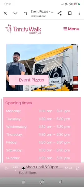 Official Pizza streetfood van coming to Wakefield!  Free pizza on Wednesday for all! come down and support us, try our famous pizzas 🍕  #trinitywalk #wakefield #foodvan #businesslunch #fastpizza #bytheslice