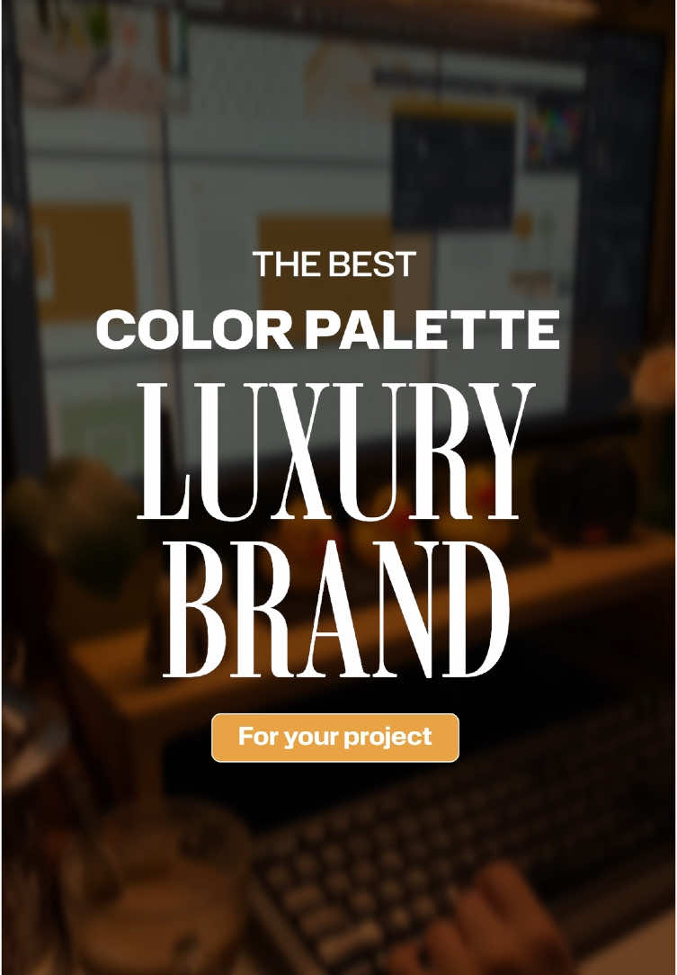 The best color palette luxury brand for your project  #luxurybrand #luxurylogo #colorpalette #visualbranding #هوية_بصرية #مصممة_جرافيك #brandidentitydesign #graphicdesignideas #art #graphicdesigndaily #graphicdesignstudio #viral 