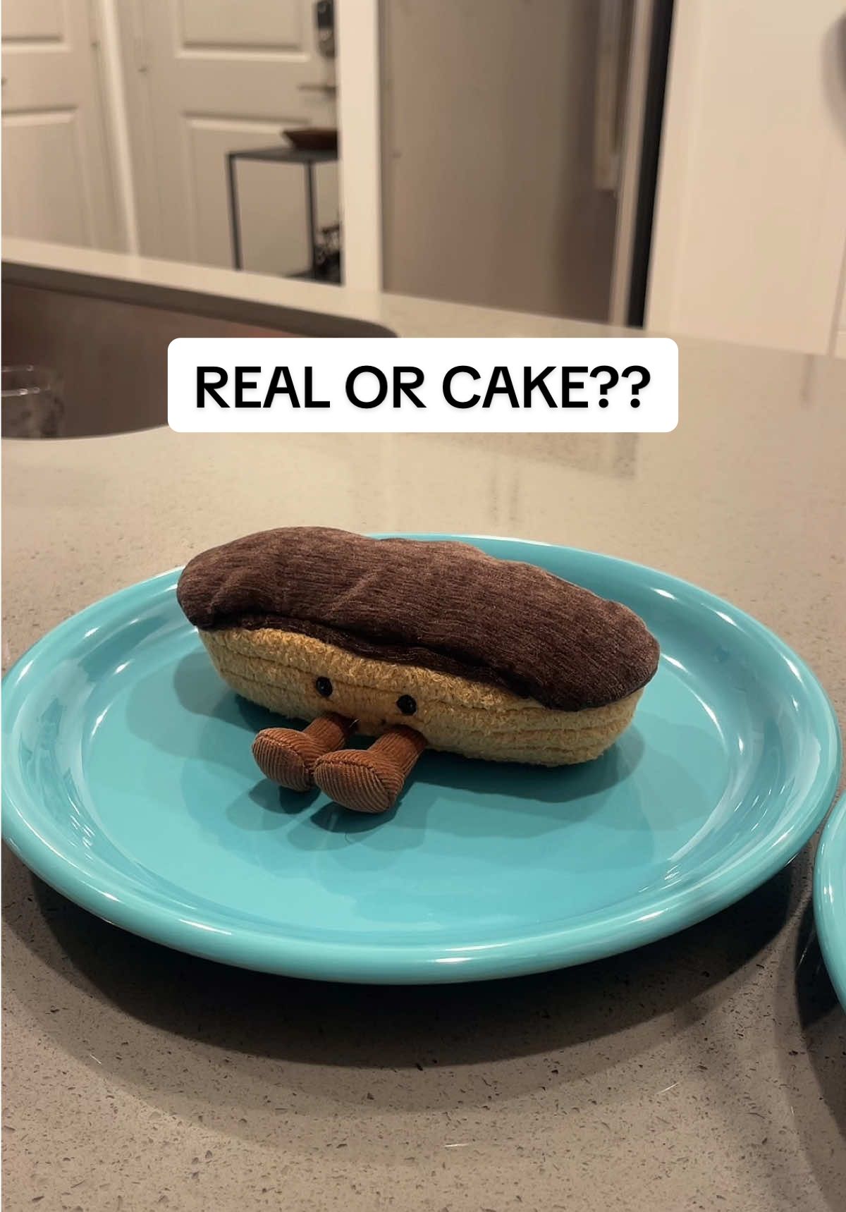 Only the real ones can spot the difference 🇫🇷✨  @Evan #jellycat #jellycats #eclair #french #donut #jellycatcollection #jellycathaul #girltherapy #girly