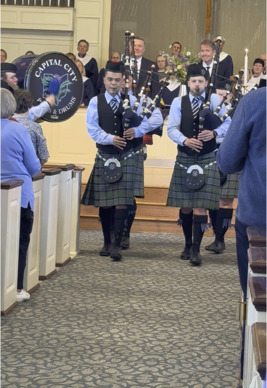 Playing for Kirkin’ O’ the Tartan with Capital City Pipes & Drums ✝️🎶 #fyp #foryoupage #viral #Scotland #brodythebagpiper #bagpipes #church #trending #blowthisup #ohio 