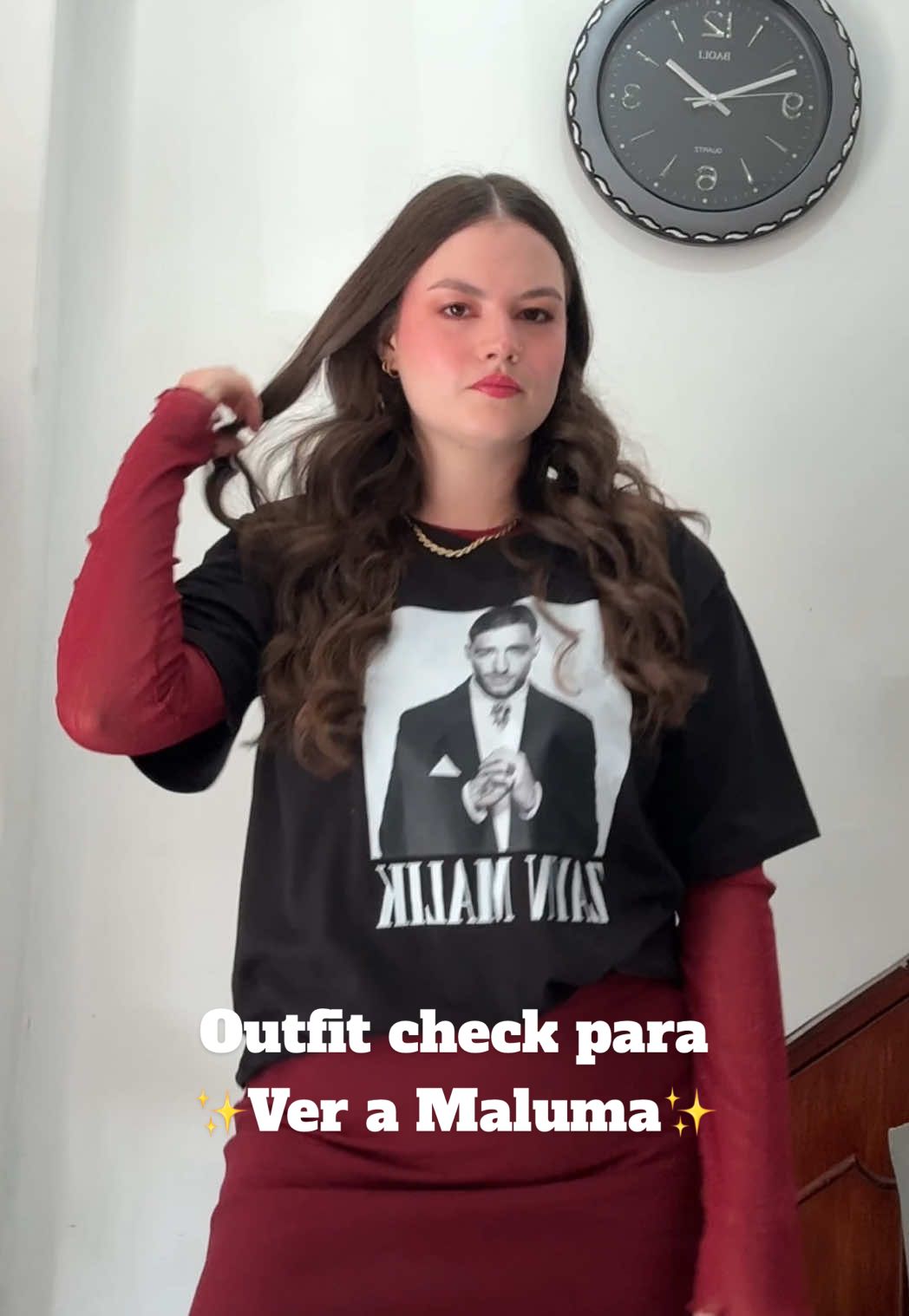 Camisa solo para entendidos🙂‍↕️ Outfit check para ir a ver al novio de todas las girls✨❤️‍🔥 Te amooo @Juan Luis  #maluma #medalloenelmapa #concierto #outfit #outfitcheck #medellín 