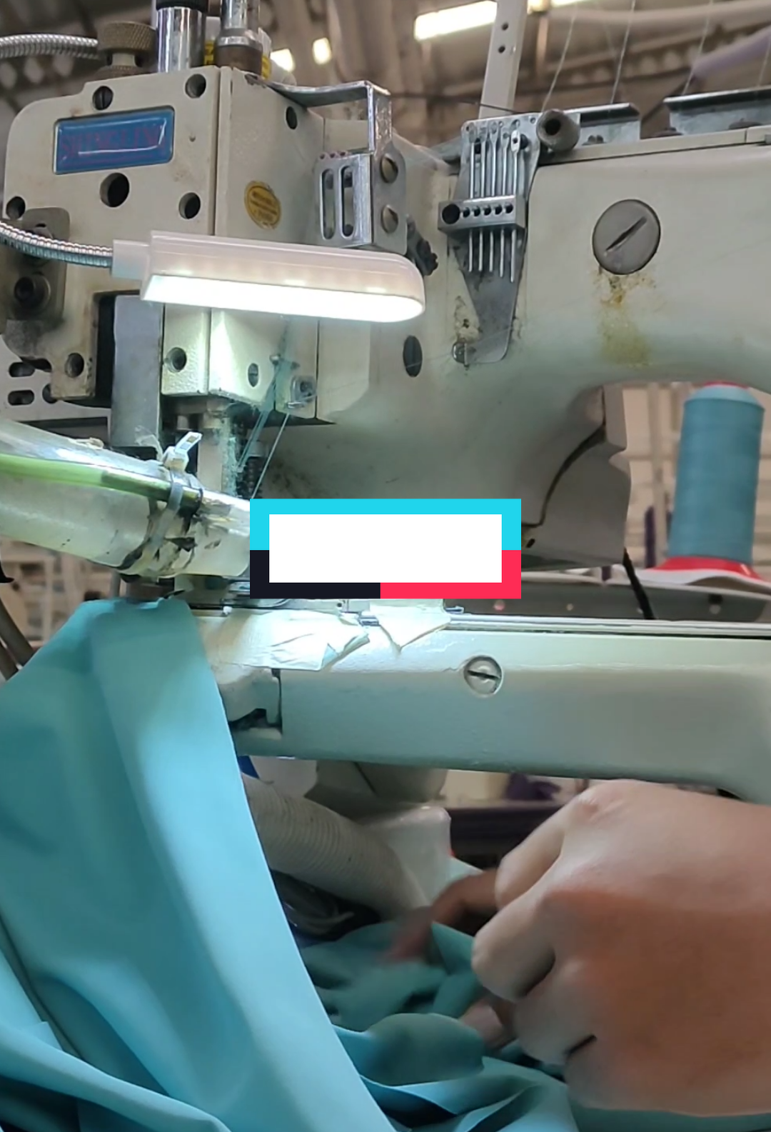 sewing tutorial mesin flat seam  #garment #Fs #sewingtutorial #jahit #pabrik