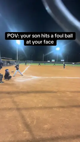 😭 (via @Valerie Gendron) #pov #baseball #foulball #baseballmom 