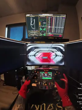 Running a quick test race trying out the new overhead monitor engineering screen #ferrari #scuderiaferrari #simracing #f1 #ferrarif1 #f124 #miamigp #fyp #creatorsearchinsights 