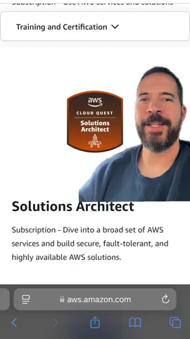 AWS Cloud Quest for Solutions Architect #cloudcomputing #cloudengineer #awscloud 