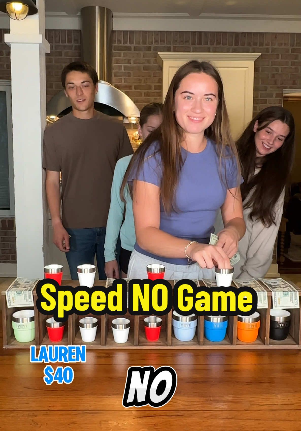 New rules for the NO game! Play as fast as you can!😂 #familygamenight #FamilyFun #fungame #partygames #matchgame #nogame #speedmatch #moneygames 
