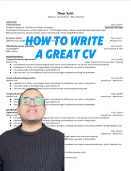 ازاي تعمل cv #omarsaleh 