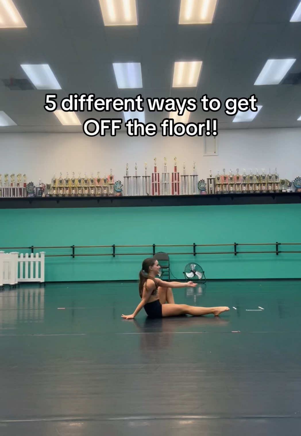 5 different ways/moves for dancers to get off the floor!!🙌🏻 Try these out! Let me know how you do in comments below! #dance #dancer #diml #fyp #tennessee #knoxville #coach #grind #training #routine #tricks #exercise #flexibility #strength #control #technique #stability #studio #power #choreographer #dancehall #dancereels 