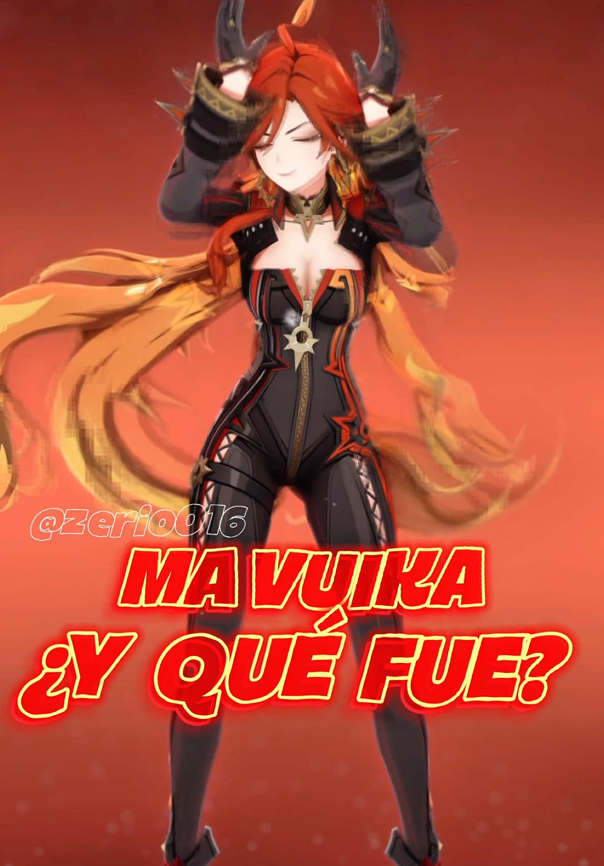Mavuika - ¿Y Qué Fue? (video de fondo patrocinado por el compa @Kyoko y @Issei. ) #mavuika #GenshinImpact #yquefue #ai #ia #cover #coverenespañol #parati #fyp 