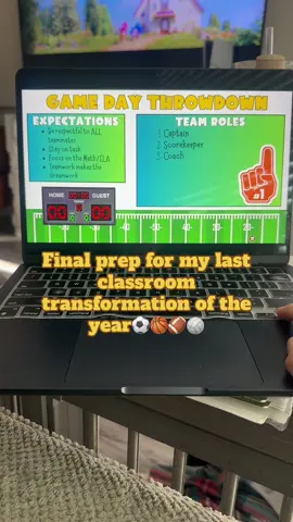 Game Day ready🏈🏀⚽️🏐 #classroomtransformation #classroomtransformations #classroomgames #mathactivity #teacher #teacherideas #teachertok #mathteacher #teachersoftiktok 