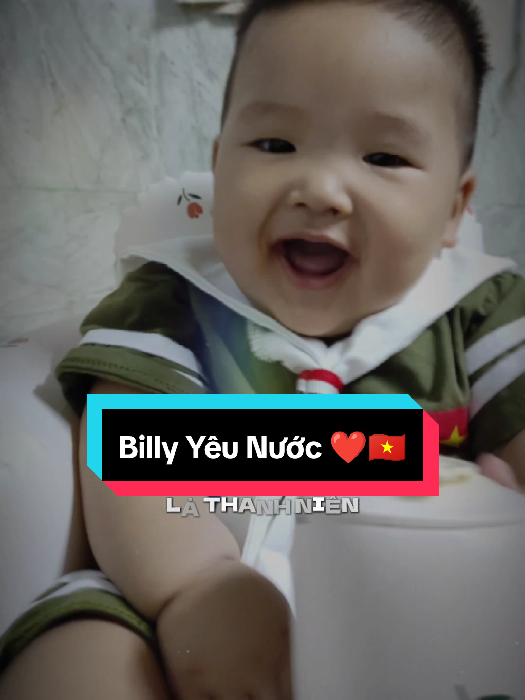 Em bé Billy Yêu Nước ❤️🇻🇳🇻🇳🇻🇳#xuhuong #xuhuongtiktok #30thang4 