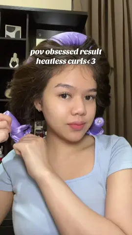 hasilnya cakep bgt😭 #heatlesscurls #wavyhair #curlyhair 
