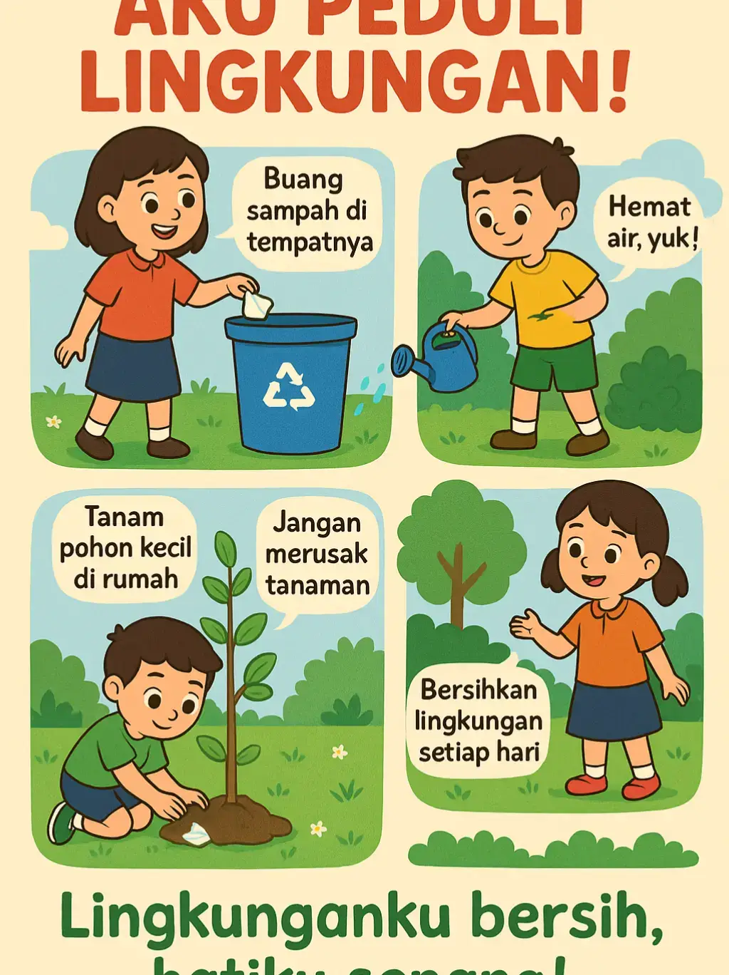 #kelas2sd #mewarnaigambar #poster #pedulilingkungan #chatgpt #AI 