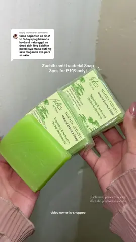 Replying to @Patricia the best antibacterial soap from zudaifu✅ #zudaifu #zudaifuoriginal #zudaifusoap #antibacterialsoap #fyp 