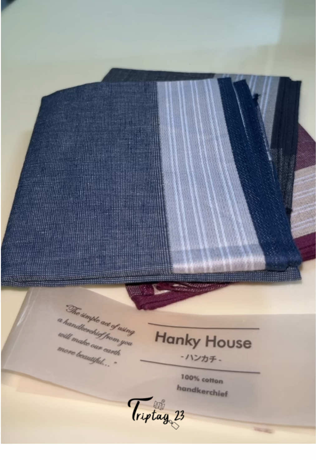 ลายเยอะ เนื้อผ้าดี #ของขวัญ #ผ้าเช็ดหน้า #hankyhouse 