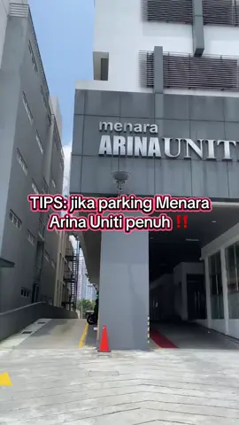 Ada event? parking tak cukup? Anda boleh parking di kawasan berdekatan bangunan Menara Arina Uniti #unitioffice #virtualoffice #kualalumpur #kampungbaru 