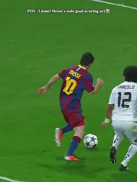 Lionel Messi’s solo goal scoring art☠️ #football #Soccer #messi #leomessi 