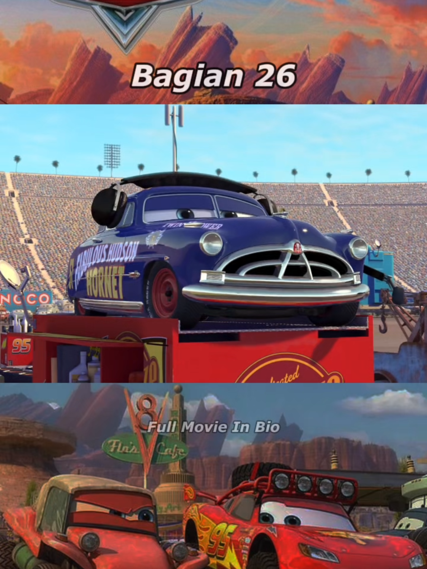 Itu Hanya Piala Kosong #carscene #dochudson #disney #carslover #fyp #pixar #disneypixar #cars1 #animations #dubindo #lightningmcqueen #likeforfollow #cars #fullmovie #radiatorsprings #pixarcars #cars2