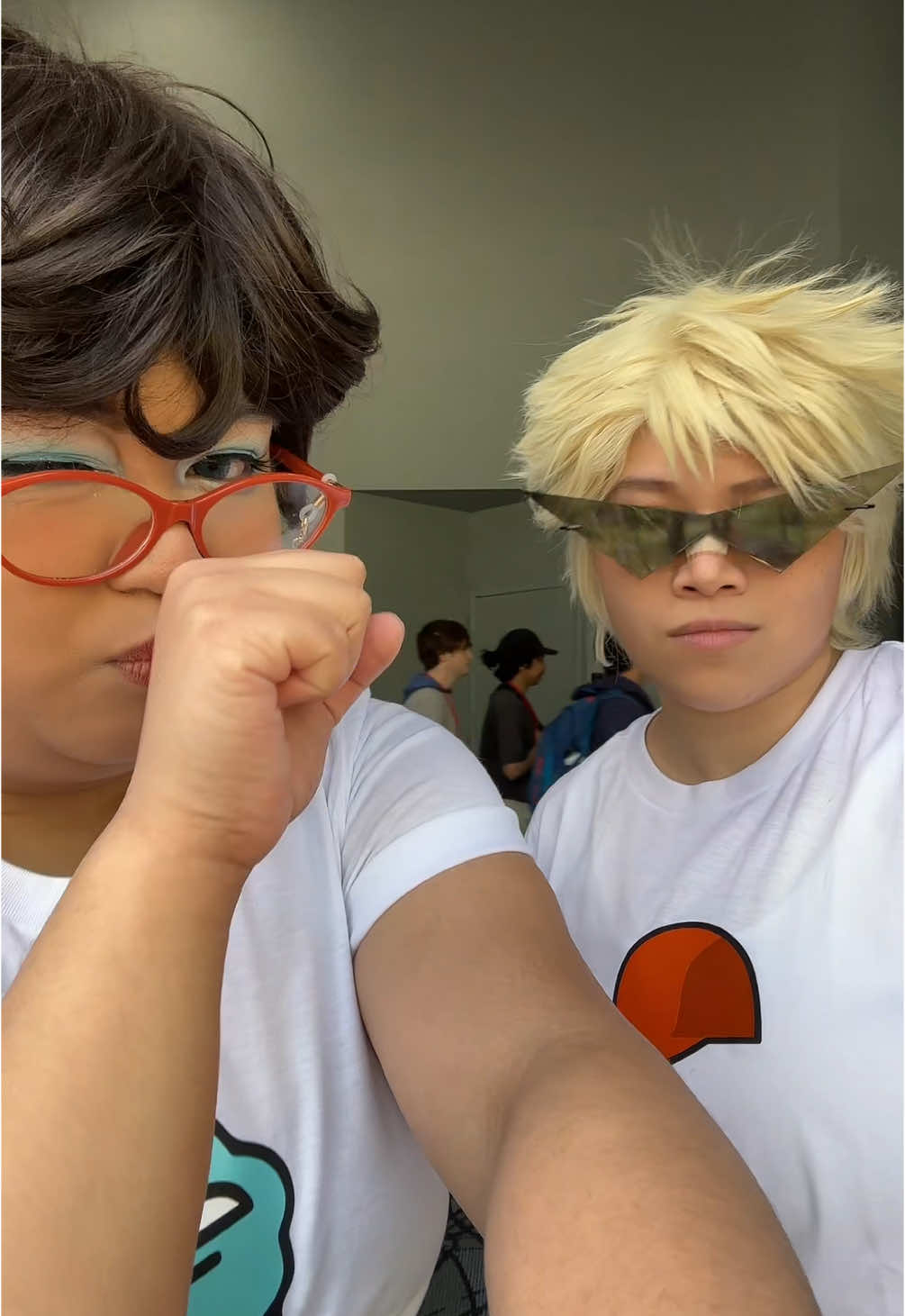 because we were literally doing this dance the entire con weekend LOL  - Jane: @spicycreampuff  - - #hs #homestuck #homestuckcosplay #castlepointanimeconvention #janecrocker #dirkstrider 