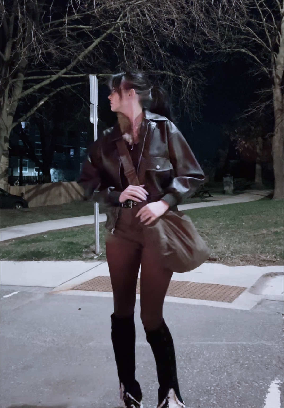 Late night fit check at the stop light 😋 