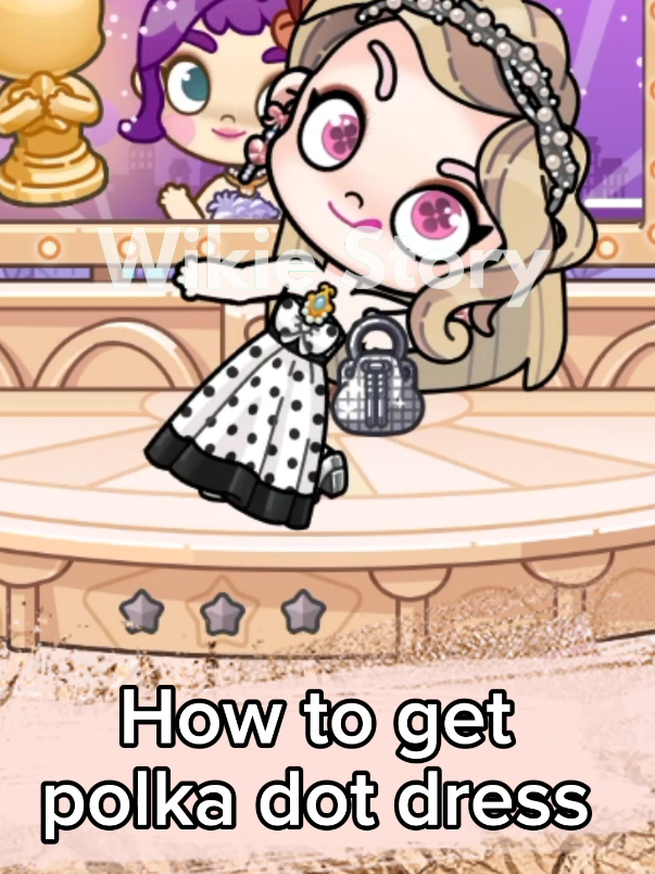 Tuttorial: How to get polka dot dress #pazu #avatarworld #pazugames 