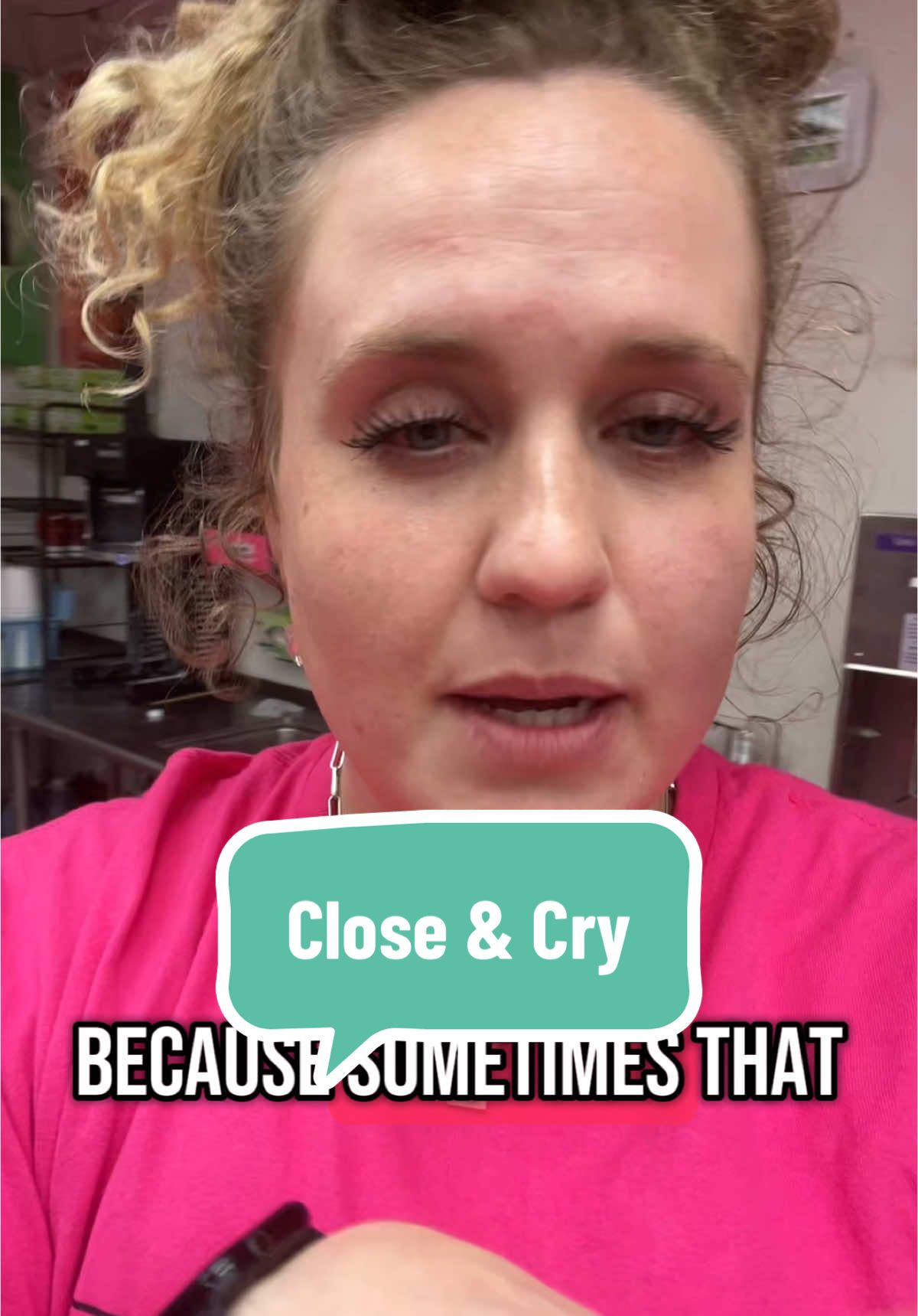 Close & cry #fyp #SmallBusiness #businessowner #dayinmylife #frozenflamingo #frozencustard #work 